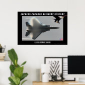 F-15E Poster voor het leveren van strike adelaars (Thuiskantoor)