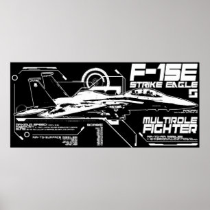 F-15E staking Eagle Poster