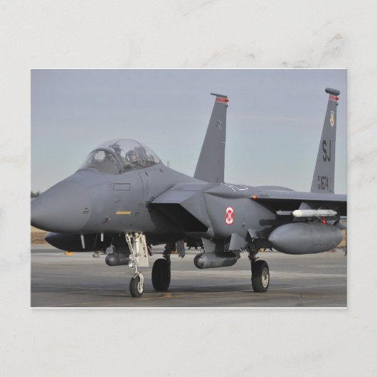 F-15E strike adelaar Briefkaart (Voorkant)