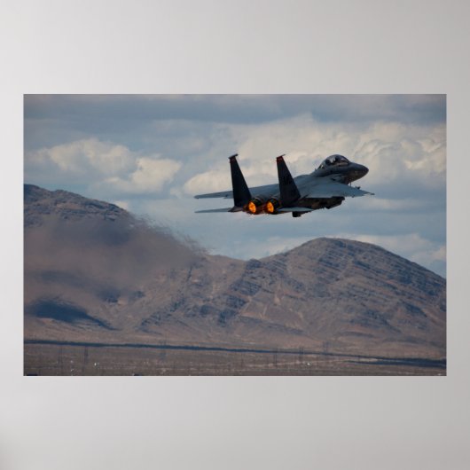 F-15E strike adelaar Poster (Voorkant)