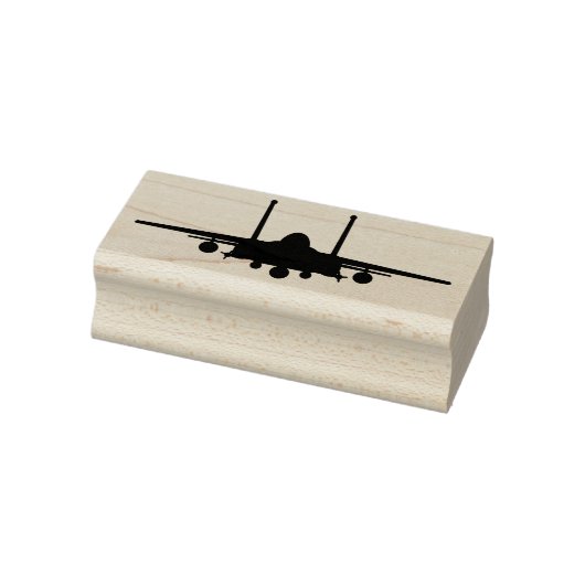 F-15E Strike Eagle Fighter Jet Front Wood Stamp Rubberstempel (Stempel)