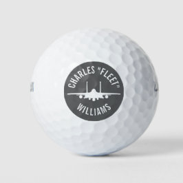 F-15E Strike Eagle Golf Ball Grey met aangepaste n Golfballen