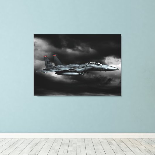 F-15E Strike Eagle Verpakt Canvas (Insitu (Houten vloer))