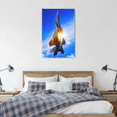 F-15E STRIKE ELGF 24x36 Canvas Afdruk (Insitu (Slaapkamer))