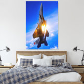 F-15E STRIKE ELGF 32x48 Canvas Afdruk (Insitu (Slaapkamer))