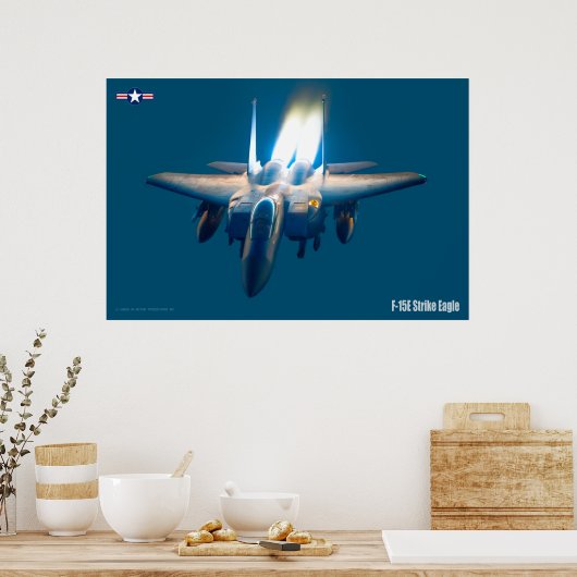 F-15E STRIKE ELGF POSTER (Keuken)