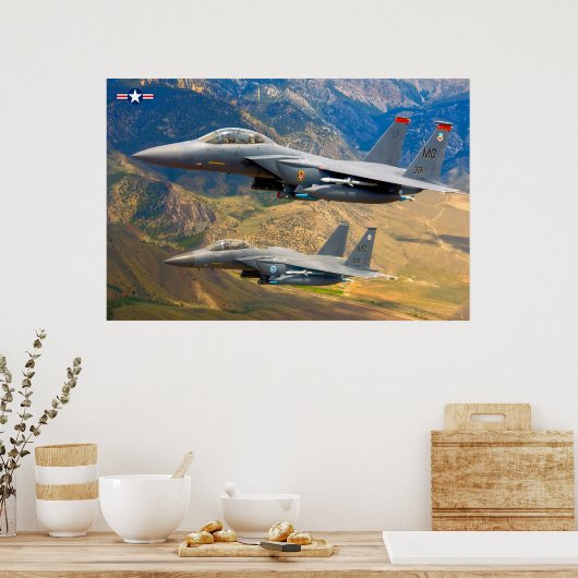 F-15E STRIKE ELGF POSTER (Keuken)