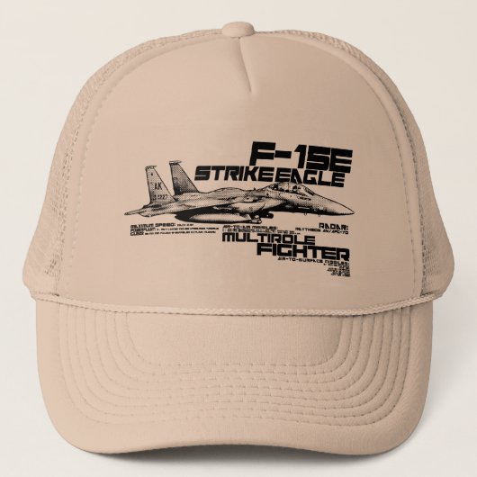 F-15E Trekkerhak Trucker Pet (Voorkant)