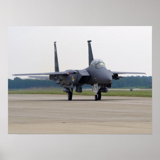 F-15E van Seymour Johnson AFB bij Shaw AFB, SC. Poster (Voorkant)