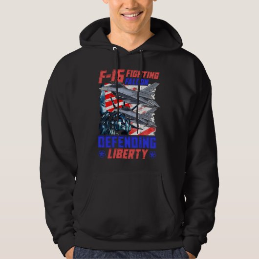 F 16 Airforce Jet Pilot Hoodie (Voorkant)