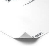 F-16 Falcon en Falcon Poster (Hoek)