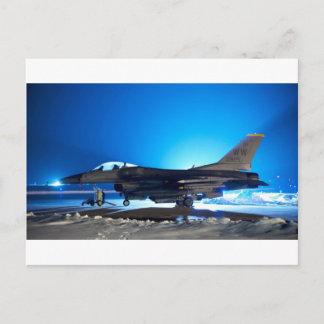 f-16 Fighter Jet Briefkaart