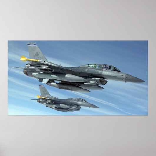 F-16 Fighting Falcons Poster (Voorkant)