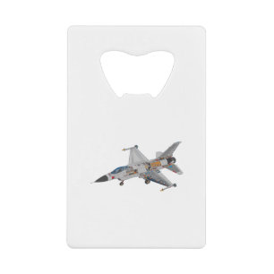F-16 Interne militaire vuursteentemachines Kredietkaart Flessenopener