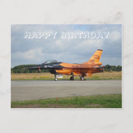F-16-kaart Briefkaart (Voorkant)
