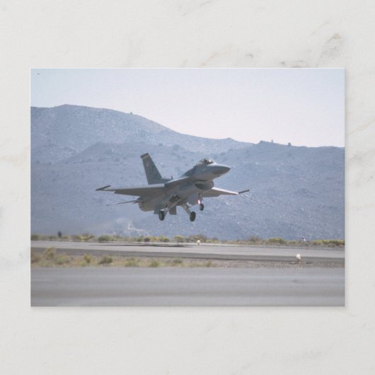 F-16 landing op Luke Air Force Base Briefkaart (Voorkant)
