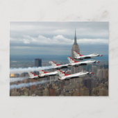 F-16 New York City Briefkaart (Voorkant)