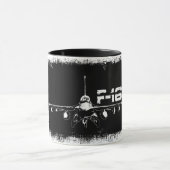 F-16 Strijd tegen Falcon 11 oz Ringer Mok (Midden)