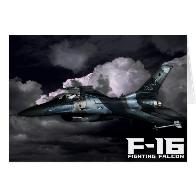 F-16 Strijd tegen valk (Voorkant Horizontaal)