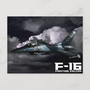 F-16 Strijd tegen valk Briefkaart