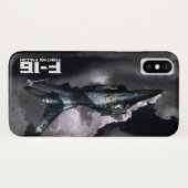 F-16 Strijd tegen valk Case-Mate iPhone Case (Achterkant (horizontaal))
