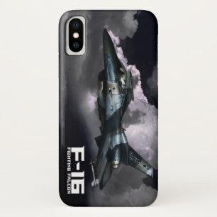 F-16 Strijd tegen valk iPhone X Hoesje