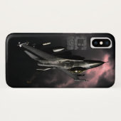 F-16 Strijd tegen valk Case-Mate iPhone Case (Achterkant (horizontaal))