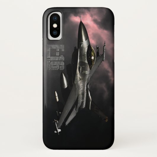 F-16 Strijd tegen valk Case-Mate iPhone Case (Achterkant)