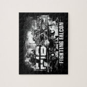 F-16 Strijd tegen valk Legpuzzel (Verticaal)