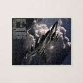 F-16 Strijd tegen valk Legpuzzel (Horizontaal)