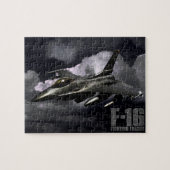 F-16 Strijd tegen valk Legpuzzel (Horizontaal)