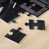 F-16 Strijd tegen valk Legpuzzel (Zijkant)