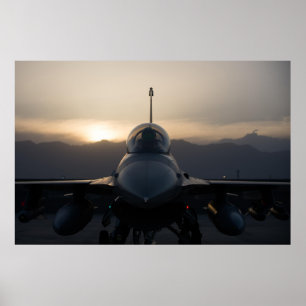 F-16 Strijd tegen valk Poster