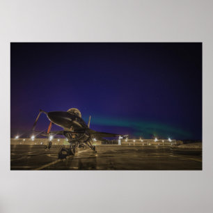 F-16 Strijd tegen valk Poster