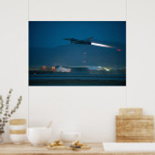 F-16 Strijd tegen valk Poster (Keuken)
