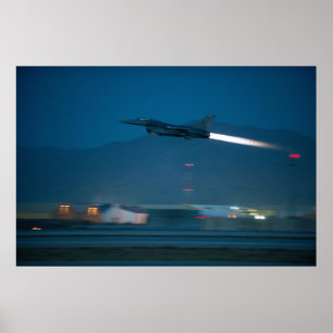 F-16 Strijd tegen valk Poster