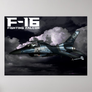 F-16 Strijd tegen valk Poster