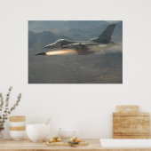 F-16 Strijd tegen valk Poster (Keuken)