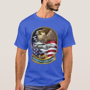 F-16 Strijd tegen valk T-shirt
