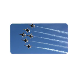 F-16 Thunderbird Delta Formation Etiket