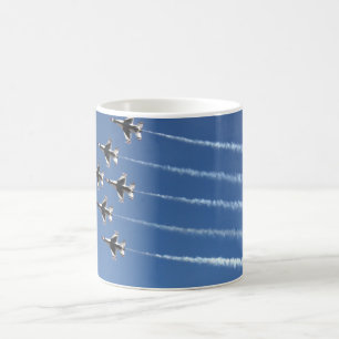 F-16 Thunderbird Delta Formation Koffiemok