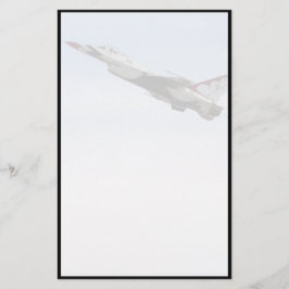 F-16 Thunderbird in flight Briefpapier