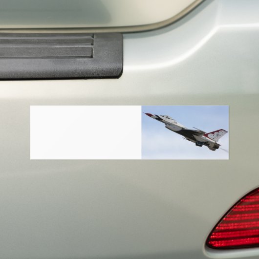 F-16 Thunderbird in flight Bumpersticker (Op auto)
