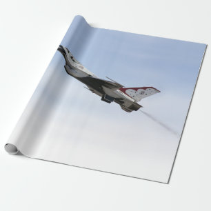 F-16 Thunderbird in flight Cadeaupapier