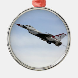 F-16 Thunderbird in flight Keramisch Ornament
