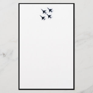F-16 Thunderbird - Vier in formatie Briefpapier