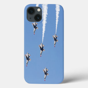 F-16 Thunderbirds vliegen in de vijfkaartenformati iPhone 13 Hoesje