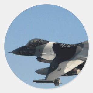 F-16 VALK IN CAMO RONDE STICKER