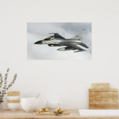 F-16 van de Royal Netherlands Air Force Poster (Keuken)