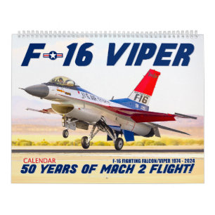 F-16 VIPER - 50 JAAR MACH 2 VLUCHT! KALENDER